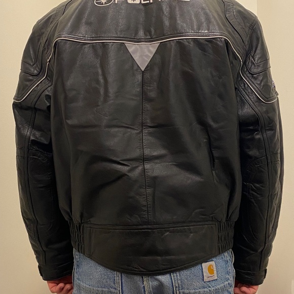 VTG Y2K Polaris Embroidered Leather Jacket - Picture 16 of 16